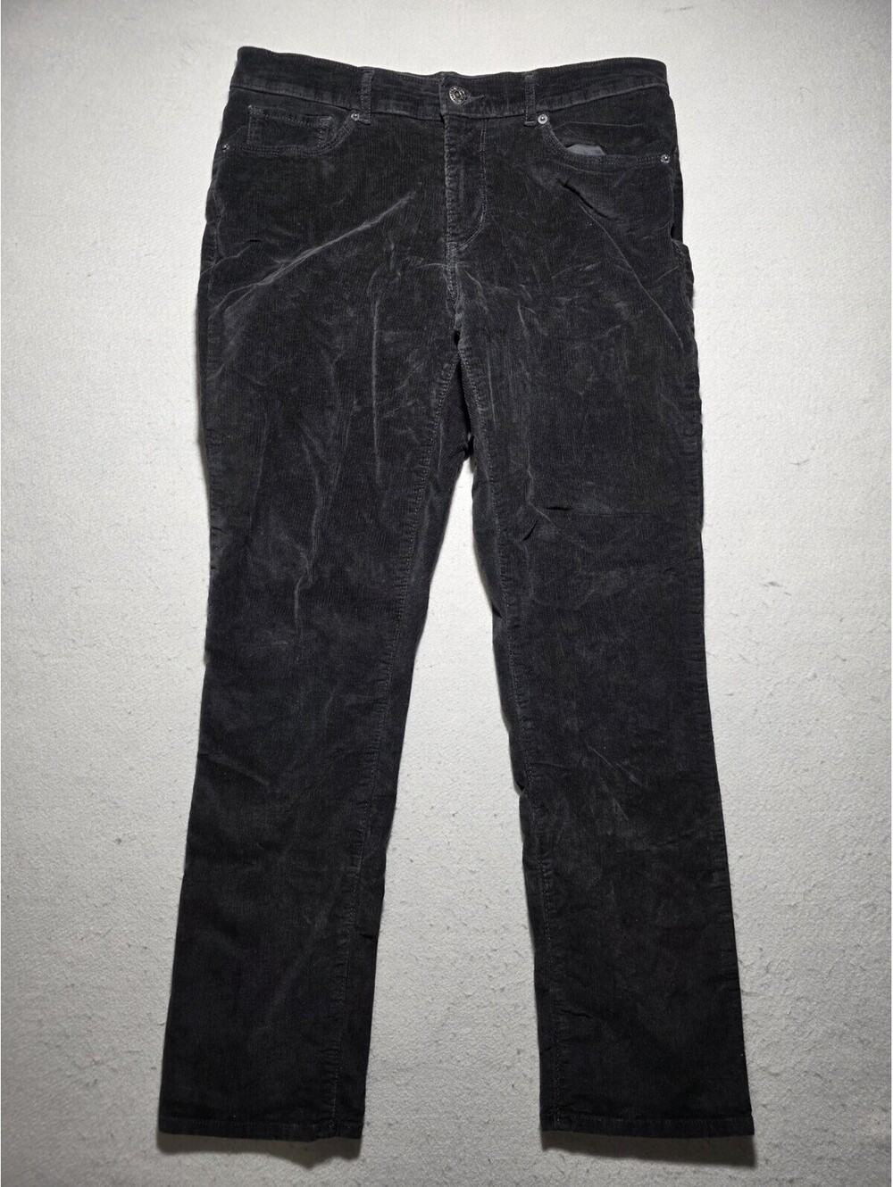 Levi's Classic Straight Corduroy Pants Mens 30x30 Black Mid Rise 5-Pocket